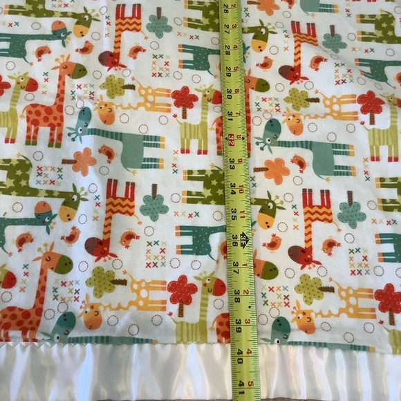 Baby Blanket Giraffe Print Handmade - Picture 6 of 6